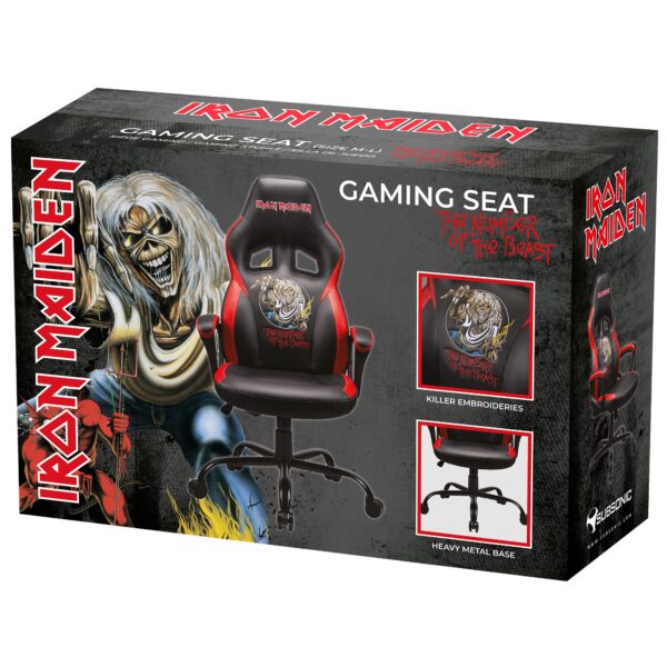 Subsonic Original Gaming Seat Iron Maiden - Image 10