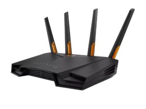 Wireless Router|ASUS|Wireless Router|4200 Mbps|Mesh|Wi-Fi 5|Wi-Fi 6|IEEE 802.11n|USB 3.2|1 WAN|4x10/100/1000M|Number of antennas 4|TUFGAMINGAX4200