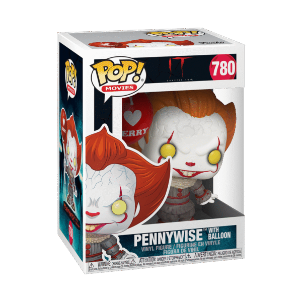 FUNKO POP! Vinyl Figure: IT Chapter 2 - Pennywise w/ Balloon, 9,5 cm