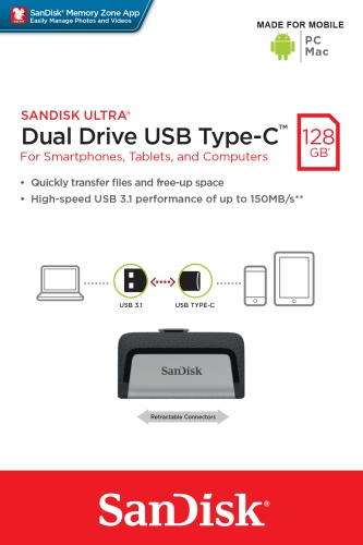 SanDisk 128GB USB-A / USB-C Ultra Dual Drive Flash Memory - Image 10