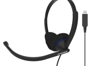 Koss | Headphones | CS200 USB | Wired | On-Ear | Microphone | Black