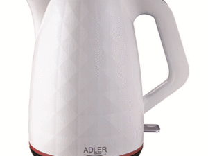Adler | Kettle | AD 1277 | Standard | 2200 W | 1.7 L | Plastic | 360° rotational base | White