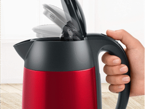 Bosch | Kettle | DesignLine TWK3P424 | Electric | 2400 W | 1.7 L | Stainless steel | 360° rotational base | Red