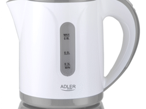 Adler | Kettle | AD 1371g | Electric | 850 W | 0.8 L | Stainless steel/Polypropylene | 360° rotational base | White/Grey