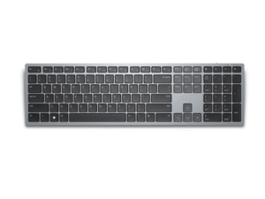 Computer keyboard Dell Keyboard KB700 Wireless, US, 2.4 GHz, Bluetooth 5.0, Titan Gray