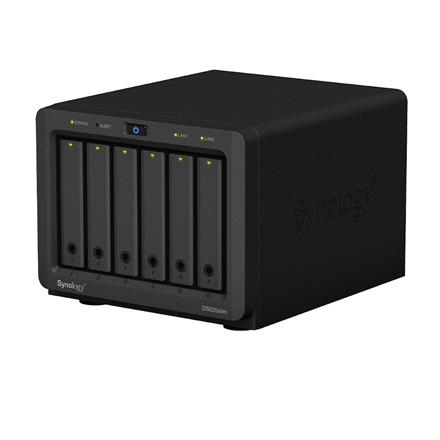 Synology Disk Station DS620slim - Server NAS - 6 z�suvky - SATA 6Gb/s - RAID 0, 1, 5, 6, 10, JBOD - RAM 2 GB - Gigabit Ethernet - iSCSI podpora