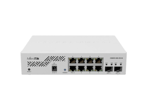 Switch 8 port Mikrotik CSS610-8G-2S+IN, 8 x Gigabit Ethernet ports, 2 x SFP, PoE in