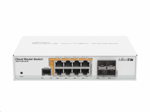 Server - Other Accessories Mikrotik Cloud Router Switch CRS112-8P-4S-IN SFP ports quantity 4, Desktop, Dual Power Suply: 28V 3.4V included. (Optional additional power adapter 48-57V if POE+ is required) W, Web managed, 8