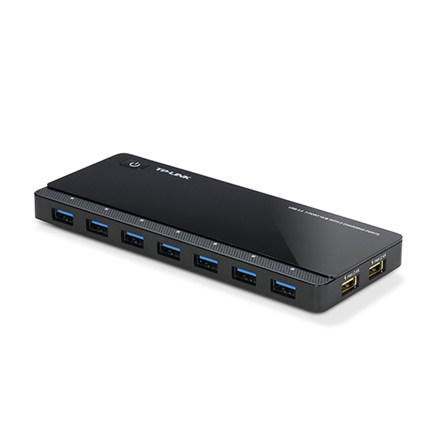 TP-LINK UH720 USB 3.0 7-Port Hub with 2 Charging Ports,Modern design that keeps everything simple and elegant