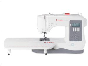Singer 7640 sewing machine, electric current, white