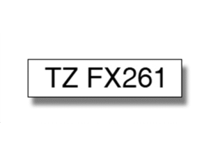 Brother Flexi-Tape P-Touch TZEFX261 - 35 mm - Black on White