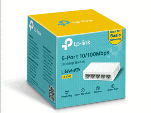 TP-Link LS1005 LiteWave 5-Port 10/100 Mbps Desktop Switch