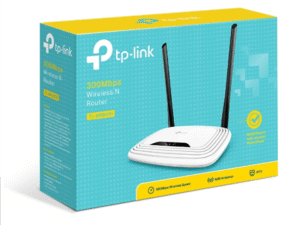 TP-LINK TL-WR841N N300 Wi-Fi Router,  300Mbps at 2.4GHz,  5 10/100M Ports,  2 antennas