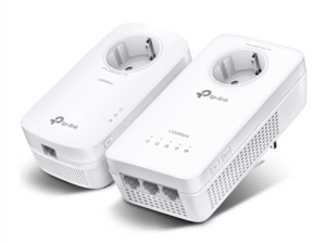 TP-LINK "AV1300 Gigabit Passthrough Powerline AC1200 Wi-Fi KitKIT: 1× TL-WPA8631P + 1× TL-PA8010PTL-WPA8631P:SPEED: 3