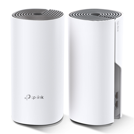 TP-LINK Deco E4(2-Pack) AC1200 Whole-Home Mesh Wi-Fi System, Qualcomm CPU, 867Mbps at 5GHz+300Mbps at 2.4GHz, 2 10/100Mb - Image 2