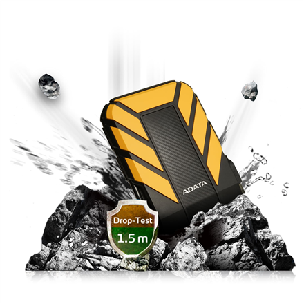 ADATA HD710P 1TB HDD / Externí / 2,5" / USB 3.1 / odolný / žlutý