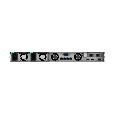 Synology RackStation RS1619xs+ - Server NAS - 4 z�suvky - k upevn�n� na reg�l - SATA 6Gb/s - RAID 0, 1, 5, 6, 10, JBOD, RAID F1 - RAM 8 GB - Gigabit Ethernet - iSCSI podpora - 1U - Image 4