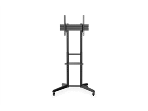 DIGITUS TV Cart with shelf 37-70inch bk