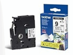 Brother flexible tape - Black on white