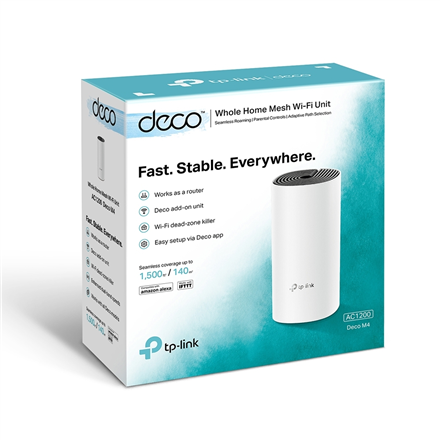 Wireless Router|TP-LINK|Wireless Router|1200 Mbps|DECOM4(1-PACK)