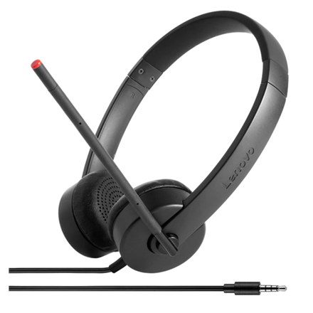 Wired headphones Lenovo Essential Stereo Analog Headset Essential Stereo Black
