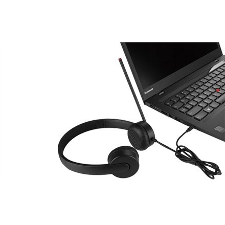 Wired headphones Lenovo Essential Stereo Analog Headset Essential Stereo Black - Image 2