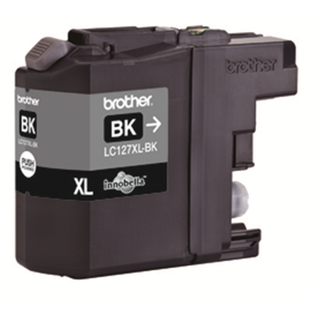 BROTHER inkoustová náplň LC-127XLBK/ Černá/ 1200 stran