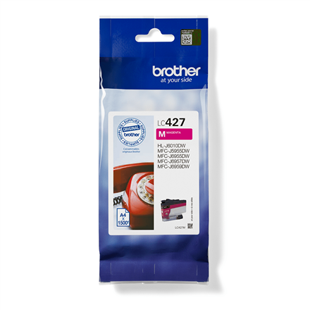 Brother LC427M - Magenta - original - bl�ckpatron - f�r Brother HL-J6010DW, MFC-J5955DW, MFC-J6955DW, MFC-J6957DW - Image 2