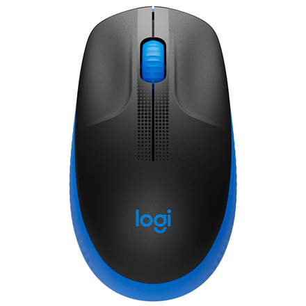 Logitech Mysz M190 Full-size wireless mouse - BLUE