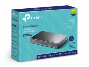 TP-Link TL-SG1008P Switch 8port 1000Mb/s / 4x PoE / 53W