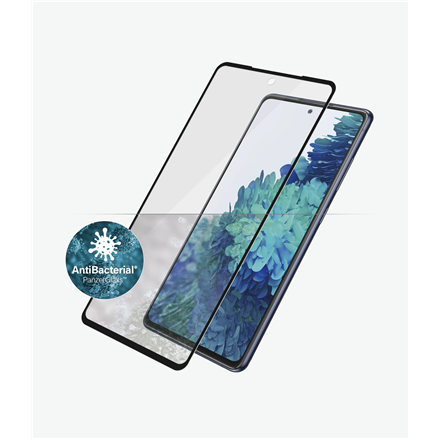 Back panel cover PanzerGlass - Samsng, Galaxy S21 FE CF, Hybrid glass, Black, Screen Protector