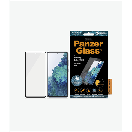 Back panel cover PanzerGlass - Samsng, Galaxy S21 FE CF, Hybrid glass, Black, Screen Protector - Image 3