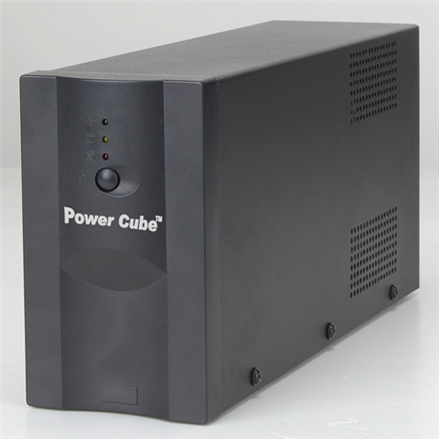 UPS GEMBIRD Line Interactive, 650VA/ 390W, AVR, 2 x socket IEC, indicatie status cu LED, 1 baterie 12V/7Ah, Backup: pana la 8 - 20 min., incarcare: pana la 12h, "UPS-PC-652A"i) (timbru verde 4 lei) - Image 2