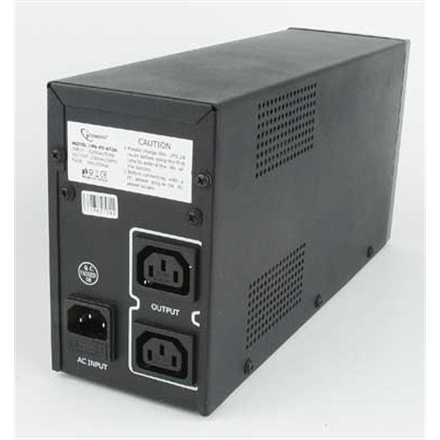 UPS GEMBIRD Line Interactive, 650VA/ 390W, AVR, 2 x socket IEC, indicatie status cu LED, 1 baterie 12V/7Ah, Backup: pana la 8 - 20 min., incarcare: pana la 12h, "UPS-PC-652A"i) (timbru verde 4 lei) - Image 4