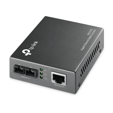 MEDIA CONVERTOR TP-LINK RJ45 1000M la fibra SC single-mode 1000M, Full-duplex, pana la 15Km, montabil in sasiu "MC210CS"