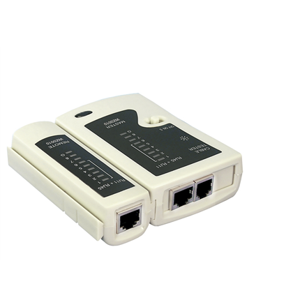 TESTER CABLU RETEA LOGILINK, pt. cablu UTP, FTP, conector RJ45, RJ11, RJ12, "WZ0010" (timbru verde 0.8 lei) - Image 4
