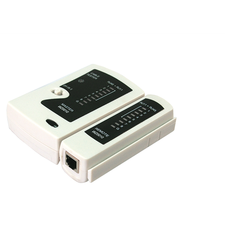 TESTER CABLU RETEA LOGILINK, pt. cablu UTP, FTP, conector RJ45, RJ11, RJ12, "WZ0010" (timbru verde 0.8 lei) - Image 5