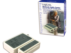 TESTER CABLU RETEA LOGILINK pt. cablu UTP, FTP si coaxial, "WZ0011" (timbru verde 0.8 lei)