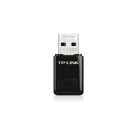 ADAPTOR RETEA TP-LINK mini, extern wireless 2.4 GHz, USB 2.0, port, 300 Mbps, antena interna x 1, "TL-WN823N" 45502442 (timbru verde 0.18 lei)