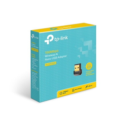 ADAPTOR RETEA TP-LINK NANO, extern wireless 2.4 GHz, USB 2.0, port, 150 Mbps, antena interna x 1, "TL-WN725N" (timbru verde 0.18 lei) - Image 2