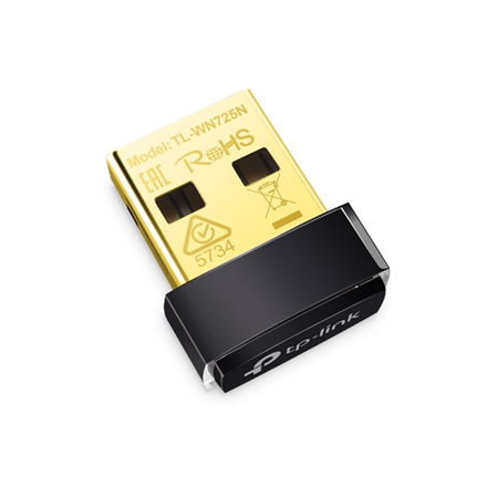 ADAPTOR RETEA TP-LINK NANO, extern wireless 2.4 GHz, USB 2.0, port, 150 Mbps, antena interna x 1, "TL-WN725N" (timbru verde 0.18 lei) - Image 3
