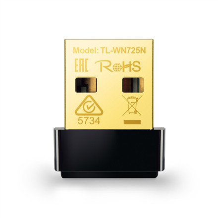 ADAPTOR RETEA TP-LINK NANO, extern wireless 2.4 GHz, USB 2.0, port, 150 Mbps, antena interna x 1, "TL-WN725N" (timbru verde 0.18 lei) - Image 5