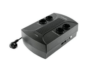 UPS GEMBIRD Line Interactive,   650VA/ 390W, AVR, 4 x socket Schuko, indicatie status cu LED, 1 baterie 12V/7Ah, Backup:pana la 10 - 30 min.,incarcare: pana la 8h "EG-UPS-001"i)  (timbru verde 4 lei)