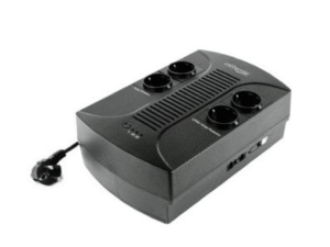 UPS GEMBIRD, Line Int. , brick, 850VA/510W, AVR, Schuko x 4, 1 x baterie 12V/8Ah, LED, back-up 1 - 10 min., "EG-UPS-002", (timbru verde 11 lei)