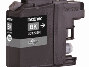 Cartus Cerneala Original Brother Black, LC123BK, pentru DCP-J4110| MFC-J4410|J4510|J4610|J4710|J6520|J6920, 600, (timbru verde 0.15 lei), "LC123BK"