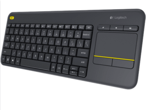 TASTATURA LOGITECH wireless, cu touchpad, black, "K400 Plus" 45500377 "920-007145" (timbru verde 0.8 lei)