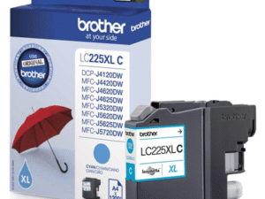 Cartus Cerneala Original Brother Cyan, LC225XLC, pentru DCP-J4120|MFC-J4420|J4620|J5320|J5620|J5720, 1.2K, (timbru verde 0.15 lei), "LC225XLC"