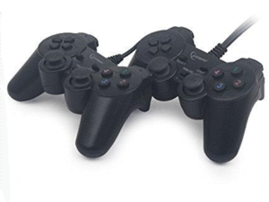 GAMEPAD cu fir GEMBIRD, 2x console, PC, USB, negru, "JPD-UDV2-01" (timbru verde 0.8 lei)