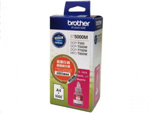 Cartus Cerneala Original Brother Magenta, BT5000M, pentru DCP-T300|T500|T700|MFC-T910, 5K, (timbru verde 0.15 lei), "BT5000M"