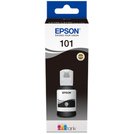 Cartus Cerneala Original Epson Black, nr.101, pentru L4150|L4160|L6160|L6170|L6190, 127ml, (timbru verde 0.15 lei), "C13T03V14A"